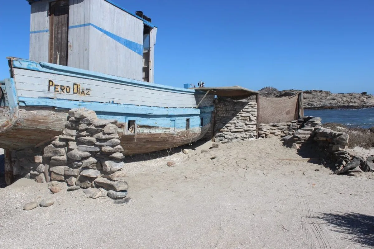 Converted ship shelter at Diaz Point